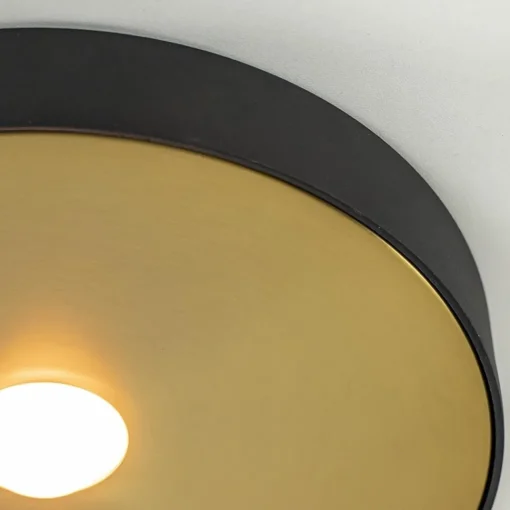 Straluma Plafondlamp Bright 26 zwart/matgoud> Plafondlampen|Opbouwspots
