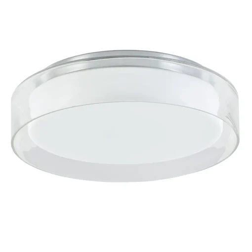 Straluma Plafondlamp chroom/clear IP44 3-step dim> Plafondlampen|Plafonnières