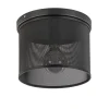 Straluma Plafondlamp cilinder gaas zwart 30cm> Slaapkamerlampen|Keukenverlichting