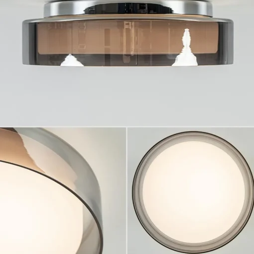 Straluma Plafondlamp Clear 35cm IP44 3-switchdim> Plafondlampen|Plafonnières