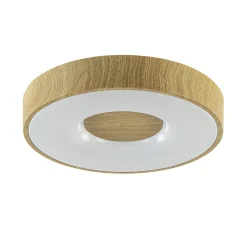 Straluma Plafondlamp Coin 38 hout + remote CCT> Plafondlampen|Plafonnières