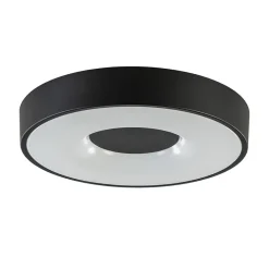 Straluma Plafondlamp Coin 38 zwart + remote CCT> Plafondlampen|Plafonnières