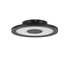 Straluma **Plafondlamp disc 26cm zwart 3-step dim> Plafondlampen|Plafonnières