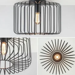 Straluma Plafondlamp draad cilinder 40cm></noscript> Draadlampen|Halverlichting