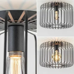 Straluma Plafondlamp draad cilinder 40cm></noscript> Draadlampen|Halverlichting