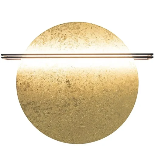 Straluma Plafondlamp Essenza 70cm gold powder/black> Plafondlampen|Wandlampen