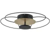 Straluma Plafondlamp Fiore zwart/goud 3-step dim> Plafondlampen|Plafonnières