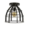 Straluma Plafondlamp frame zwart industrieel> Plafonnières|Tienerkamerlampen