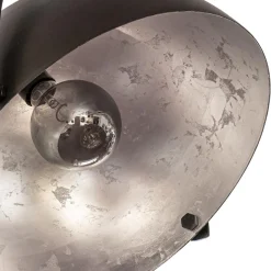 Straluma Plafondlamp Larino gunmetal/silverleaf 40 cm><noscript><img width=