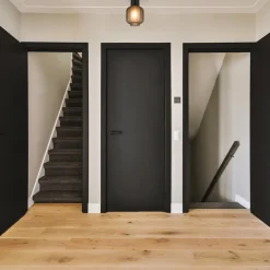 Straluma Plafondlamp Lett zwart + smoke glas 20cm><noscript><img width=