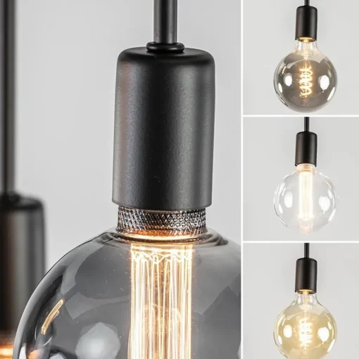 Straluma Plafondlamp 3-lichts zwart ex. e27> Halverlichting|Plafondlampen