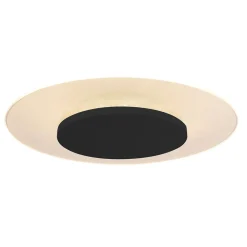 Straluma Plafondlamp Lido zwart 42cm indirect> Plafondlampen|Plafonnières