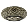 Straluma Plafondlamp Maze bamboe/zwart 40cm> Woonkamerlampen|Slaapkamerlampen