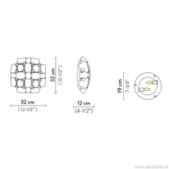 Straluma Plafondlamp Mida multicolor 32cm><noscript><img width=