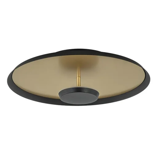 Straluma Plafondlamp Oro 35cm zwart/matgoud> Plafondlampen|Plafonnières