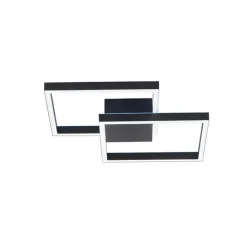 Straluma Plafondlamp Q-Marko smart vierk.zwart rgb/cct> Plafondlampen|Smart lampen