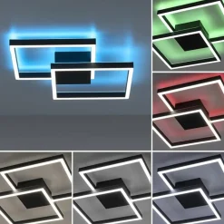 Straluma Plafondlamp Q-Marko smart vierk.zwart rgb/cct><noscript><img width=