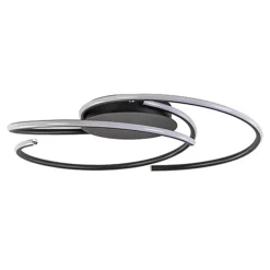 Straluma Plafondlamp Reverso zwart 3-switchdim> Plafondlampen|Plafonnières
