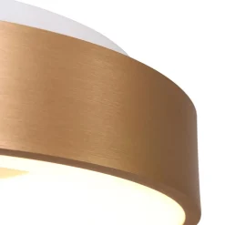 Straluma Plafondlamp Ringlede 38cm matgoud></noscript> Plafondlampen|Plafonnières