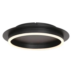 Straluma Plafondlamp Ringlux zwart> Plafondlampen|Plafonnières