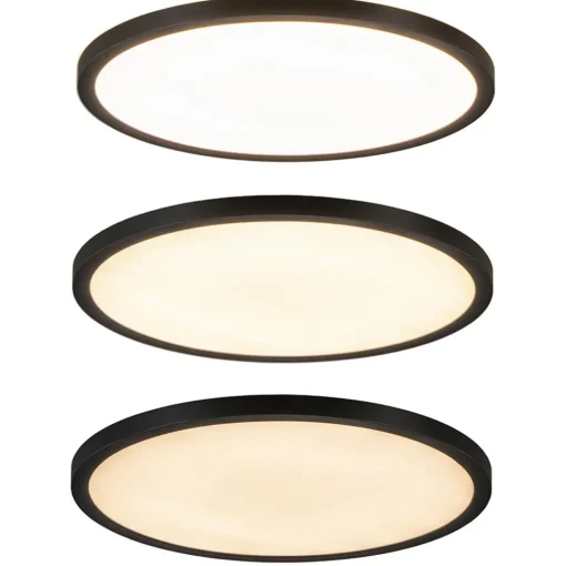 Straluma Plafondlamp Tuco 30cm zwart 3-step dim> Plafondlampen|Plafonnières