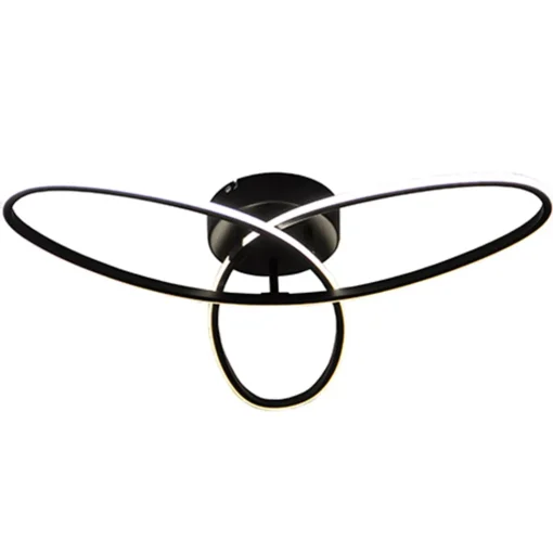 Straluma Plafondlamp 3-v eclips zwart 3-st.dimb.> Plafondlampen|Plafonnières