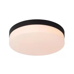 Straluma Plafondlamp zwart IP44 + bewegingssensor> Plafondlampen|Plafonnières