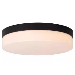 Straluma Plafondlamp zwart IP44 + bewegingssensor></noscript> Plafondlampen|Plafonnières