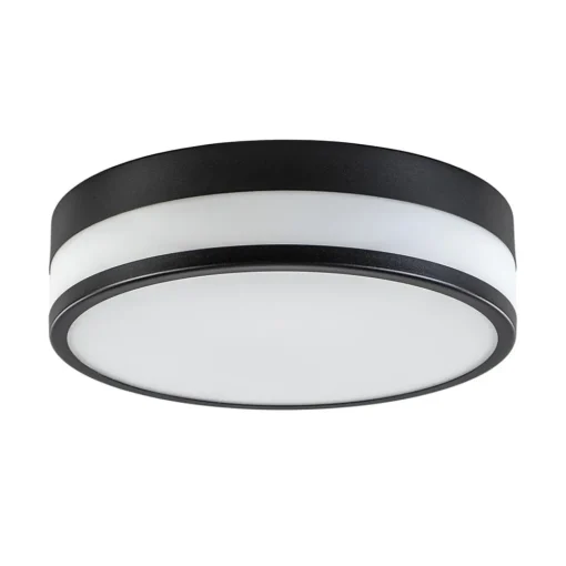 Straluma Plafondlamp zwart opaal glas 3-step dim> Plafondlampen|Plafonnières