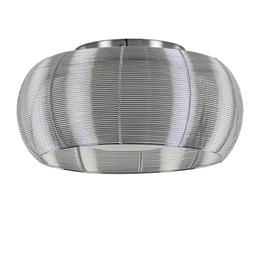 Straluma Plafondlamp-plafonnière glas en chroom> Draadlampen|Woonkamerlampen