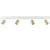 Straluma Plafondspot Bounce 4L balk wit/matgoud> Plafondlampen|Opbouwspots