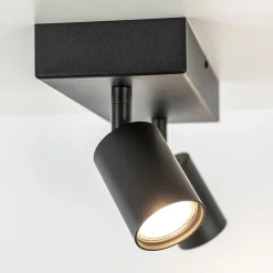 Straluma Plafondspot Bounce 2L balk zwart><noscript><img width=