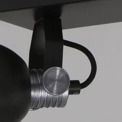Straluma Plafondspot Brooklyn 2l zwart industrieel></noscript> Plafondlampen|Opbouwspots