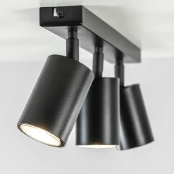 Straluma Plafondspot 3l balk zwart gu10></noscript> Plafondlampen|Opbouwspots