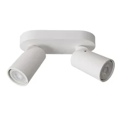 Straluma Plafondspot 2L wit incl.gu10 dtw> Plafondlampen|Opbouwspots