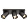 Straluma Plafondspot 3-lichts balk gunmetal gu10> Plafondlampen|Opbouwspots