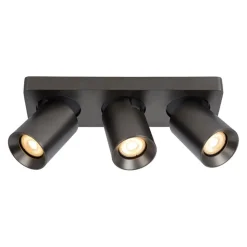 Straluma Plafondspot 3-lichts balk gunmetal gu10> Plafondlampen|Opbouwspots