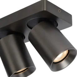 Straluma Plafondspot 3-lichts balk gunmetal gu10></noscript> Plafondlampen|Opbouwspots