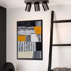 Straluma Plafondspot 3-lichts balk gunmetal gu10></noscript> Plafondlampen|Opbouwspots