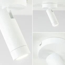 Straluma Plafondspot Miller enkel wit/goud pucc></noscript> Opbouwspots|Keukenverlichting