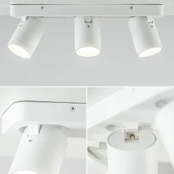 Straluma Plafondspot Oliver 3L balk wit gu10></noscript> Opbouwspots|Keukenverlichting