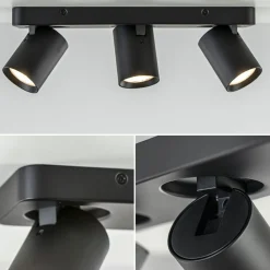 Straluma Plafondspot Oliver 3L balkzwart gu10></noscript> Opbouwspots|Keukenverlichting