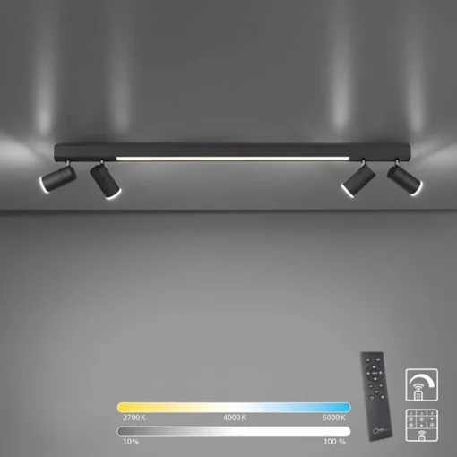 Straluma Plafondspot Pure Lines antraciet smart> Plafondlampen|Opbouwspots