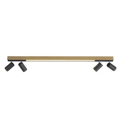 Straluma Plafondspot Pure Lines antraciet/hout cct> Plafondlampen|Opbouwspots