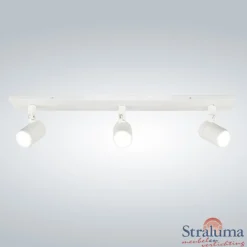 Straluma Plafondspot Rain 3L balk wit gu10 IP44> Plafondlampen|Opbouwspots