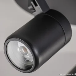 Straluma Plafondspot Rain 3L rond zwart IP44></noscript> Wandlampen|Opbouwspots