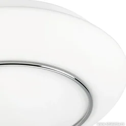 Straluma Plafonniere Tornado chroom/wit 38cm IP44></noscript> Plafonnières|Keukenverlichting