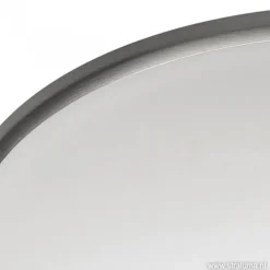 Straluma Plafonnière Art nikkel/wit 30cm></noscript> Plafonnières|Slaapkamerlampen