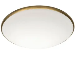 Straluma Plafonnière Art rond brons 35 cm> Plafonnières|Woonkamerlampen