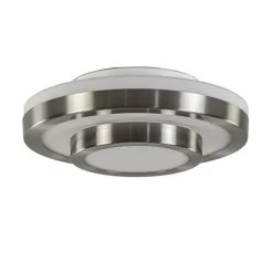 Straluma Plafonnière Master 335 nikkel IP44> Plafonnières|Woonkamerlampen